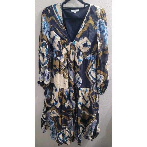 Anthropologie Othilia Arden Tie-Dye Midi Dress Size Small Boho - Picture 1 of 10